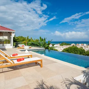 Villa Les Raisins Clairs - Standing 4 Etoiles , Vue Sur Panoramique & Piscine A Debordement, Saint-Francois (Grande-Terre)